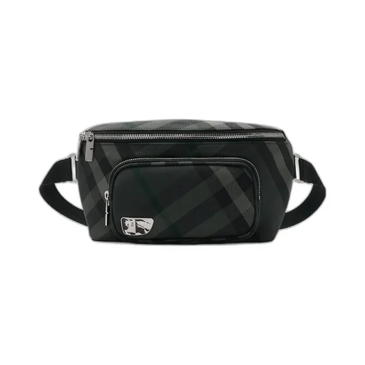 Burberry Grid Checked Belt Bag