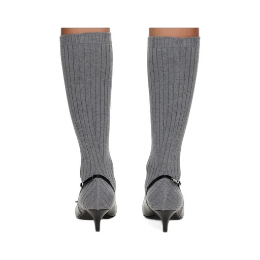 Ribbed Stockings And Boots