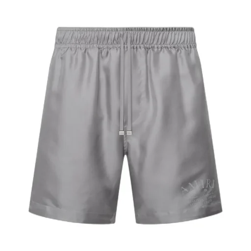 Amiri Logo Printed Swim Shorts