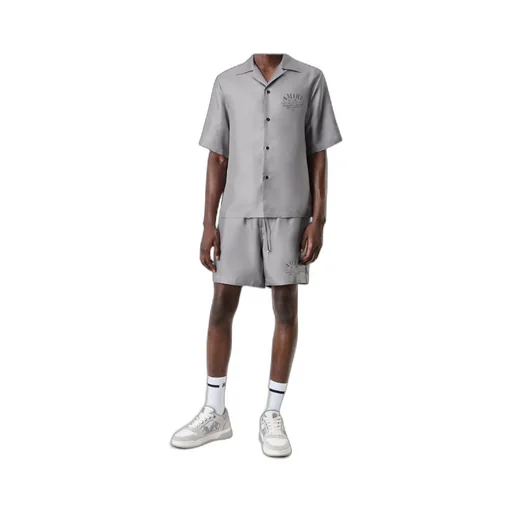 Amiri Logo Printed Swim Shorts