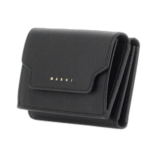 Marni Logo Printed Tri-Fold Wallet
