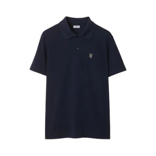 Burberry Logo Embroidered Regular-Fit Polo Shirt