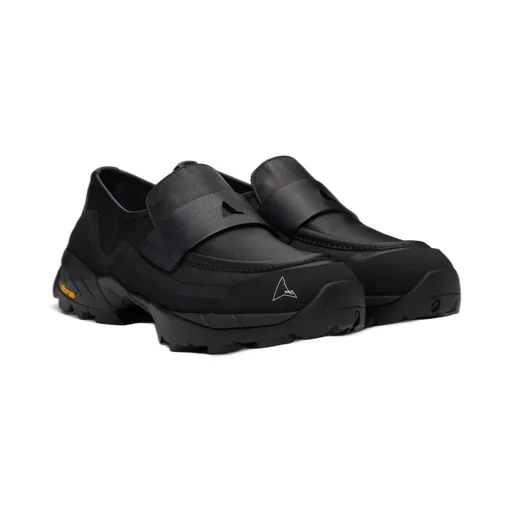 Logo Cutout Loafers