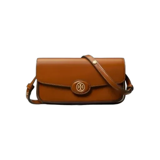 Tory Burch Robinson Spazzolato Rectangular Shoulder Bag