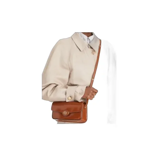 Tory Burch Robinson Spazzolato Rectangular Shoulder Bag
