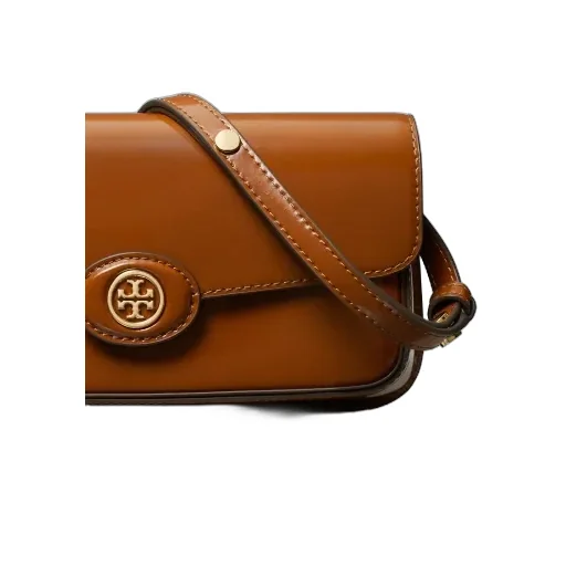 Tory Burch Robinson Spazzolato Rectangular Shoulder Bag