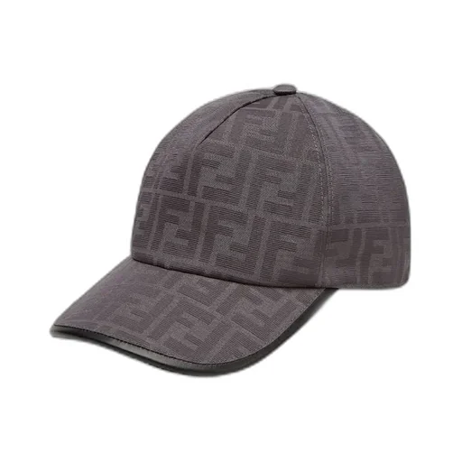 Fendi Ff Jacquard Curved-Peak Baseball Cap