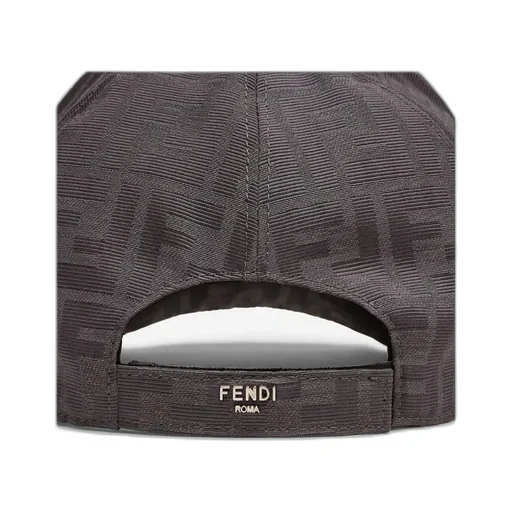 Fendi Ff Jacquard Curved-Peak Baseball Cap