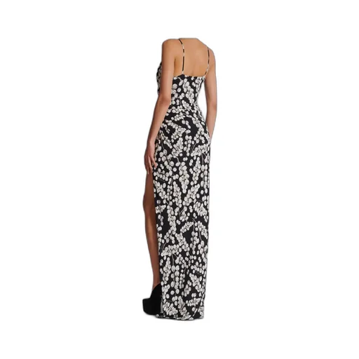Long Dress With Redcurrant Print