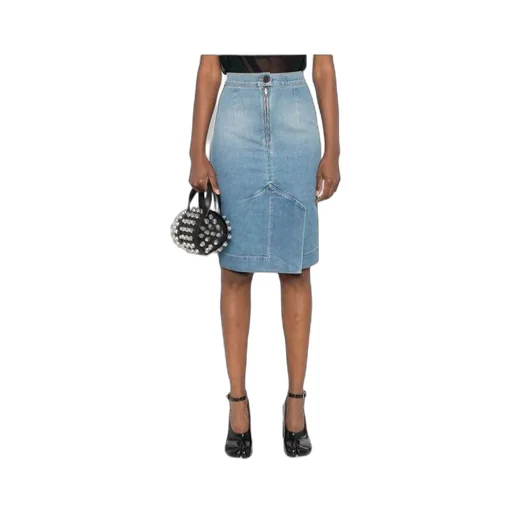 Vivienne Westwood Orb Logo Embroidered Asymmetric Skirt