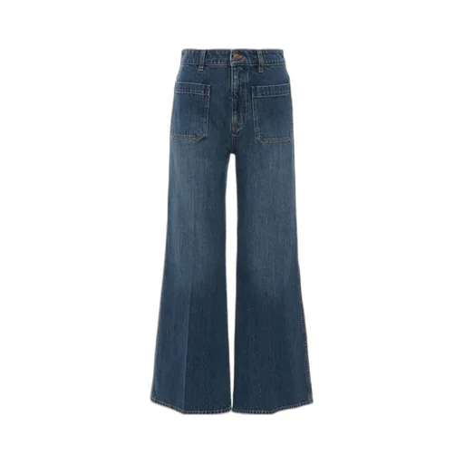 Chloé Cropped Bootcut Jeans
