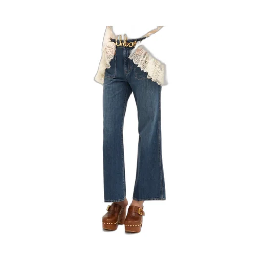 Chloé Cropped Bootcut Jeans