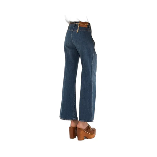 Chloé Cropped Bootcut Jeans