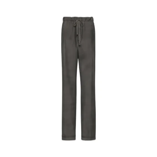 Maison Margiela Drawstring Straight-Leg Trousers