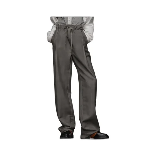 Maison Margiela Drawstring Straight-Leg Trousers