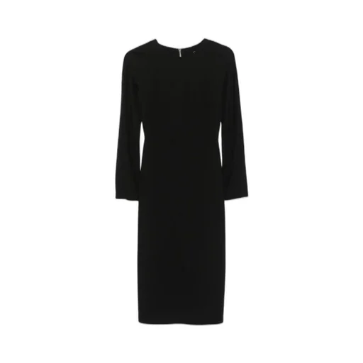 Round Neck Long Sleeve Dress