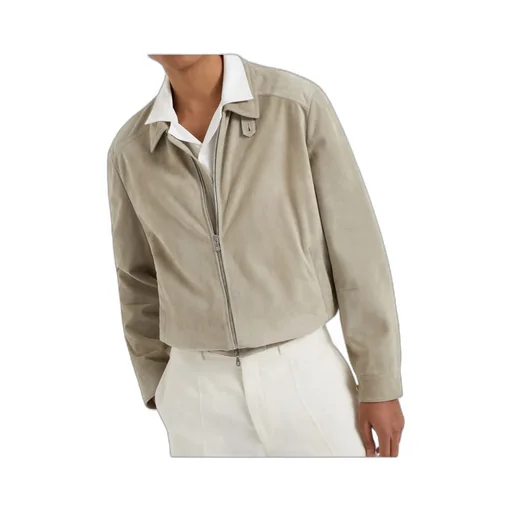 Brunello Cucinelli Zipped Bomber Jacket