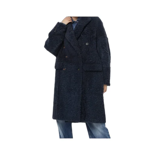Brunello Cucinelli Embellished Frosty-Effect Shearling Coat