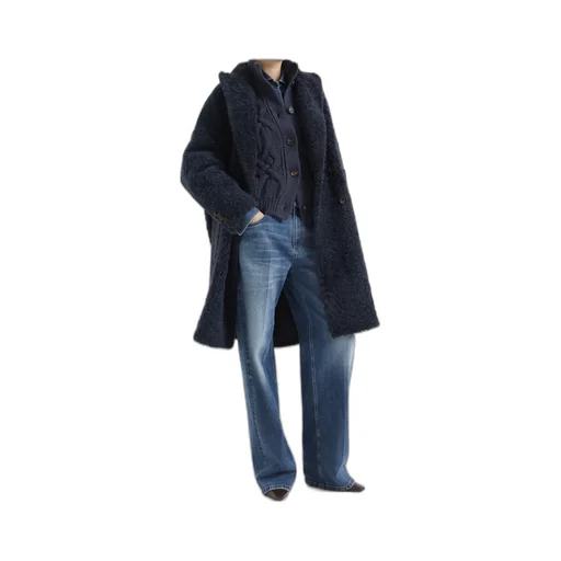 Brunello Cucinelli Embellished Frosty-Effect Shearling Coat