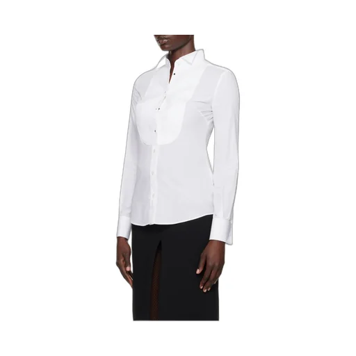 Dolce & Gabbana Piqué Front Poplin Shirt