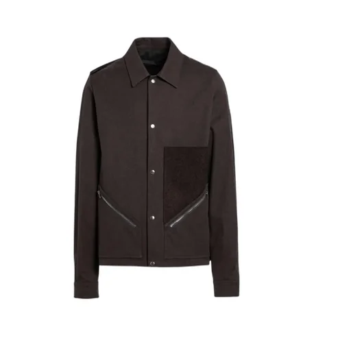 Rick Owens Tour Snap Front Straight Hem Jacket