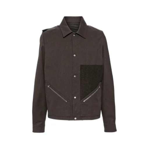Rick Owens Tour Snap Front Straight Hem Jacket