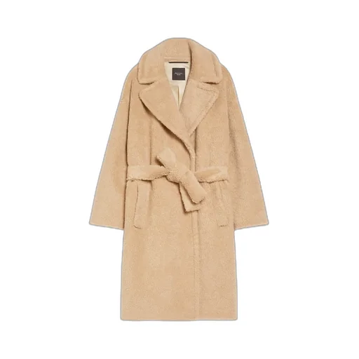 Weekend Max Mara Belted Long-Sleeved Coat