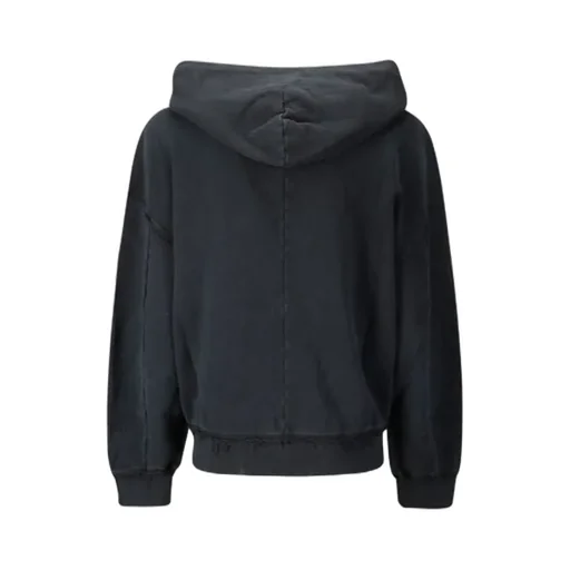 Mm6 Maison Margiela Distressed Zip-Up Hoodie