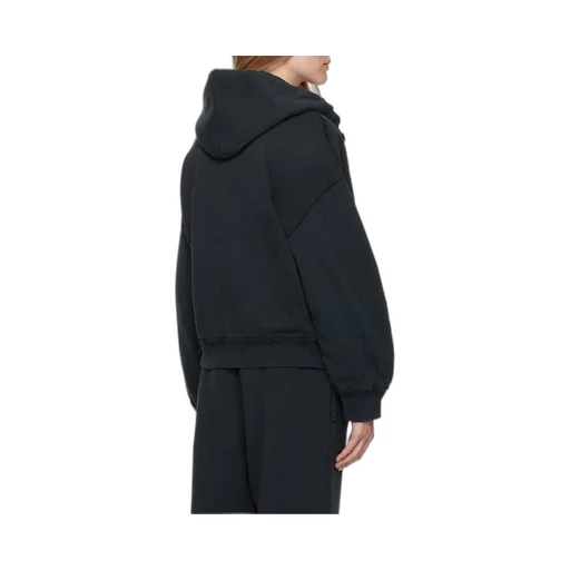 Mm6 Maison Margiela Distressed Zip-Up Hoodie