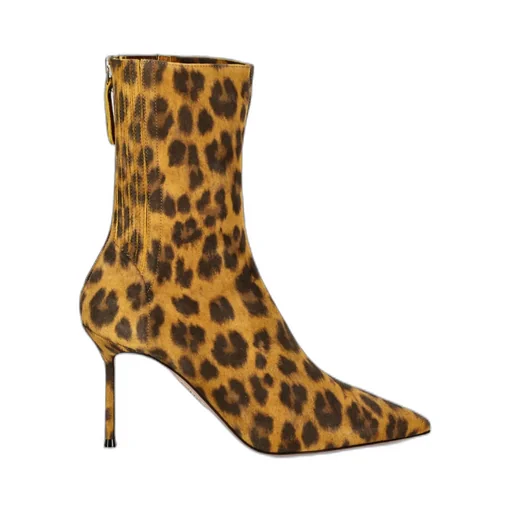 Aquazzura Leopard Printed Anckle Boots