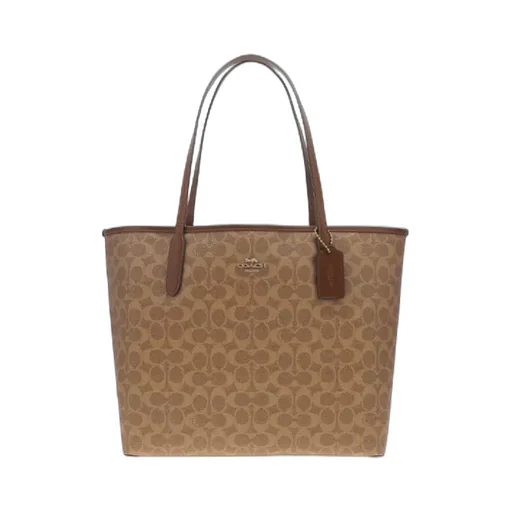 Logo Pattern Tote Bag
