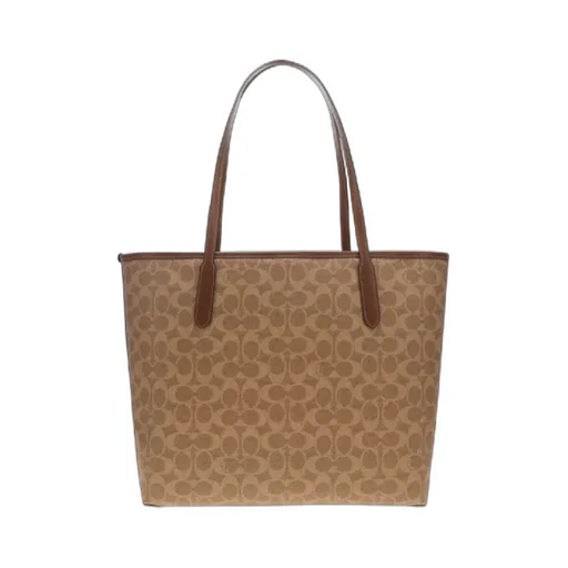Logo Pattern Tote Bag