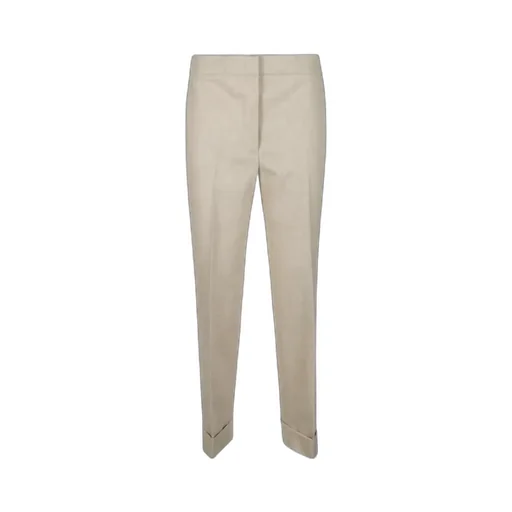 Cuffed Wool Trousers