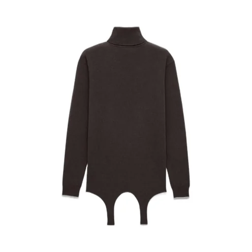 Saint Laurent Turtleneck Garter Jumper