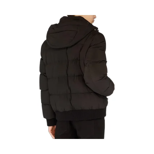 Hooded Quilted Bomber Jacket