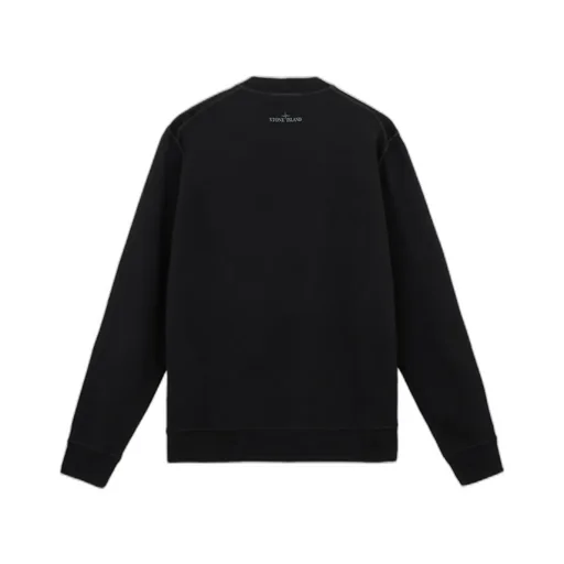 Stone Island Optical Three Embroidered Sweatshirt