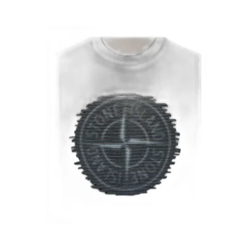 Stone Island Optical Three Embroidered Sweatshirt