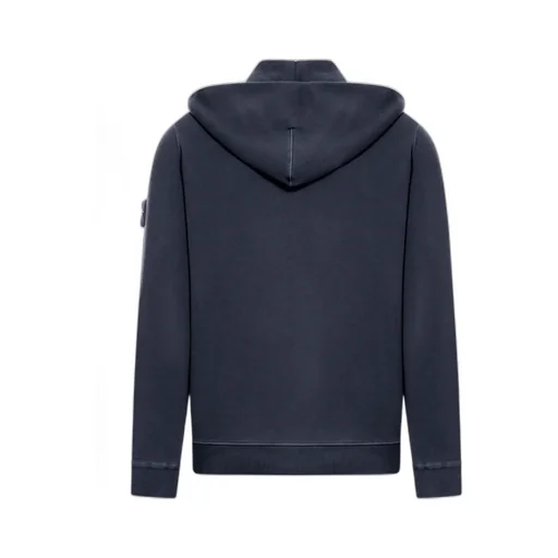 Stone Island Logo-Patch Zip-Up Hoodie
