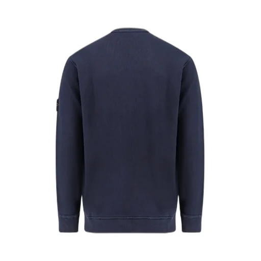 Stone Island Logo Patch Crewneck Sweatshirt