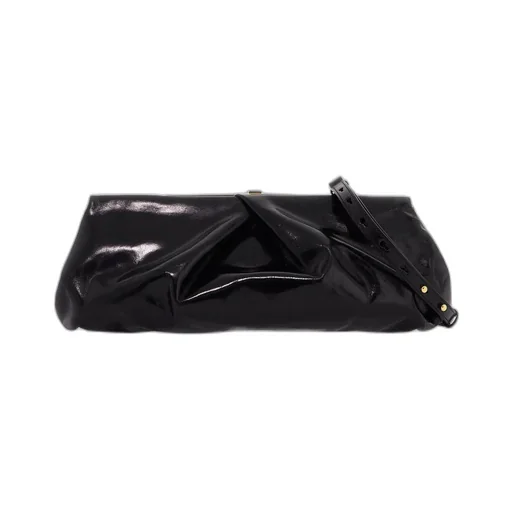 Dries Van Noten Logo Embossed Large Clutch Bag