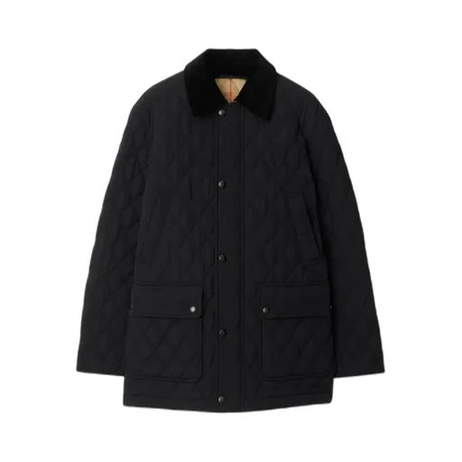 Burberry Long Sleeved Quilted Down Jacket