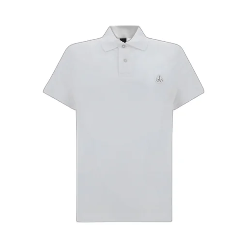Moose Knuckles Logo Plaque Short-Sleeve Polo Shirt