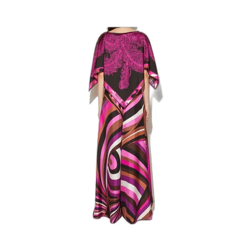 Emilio Pucci Iride-Printed Wide-Leg Trousers