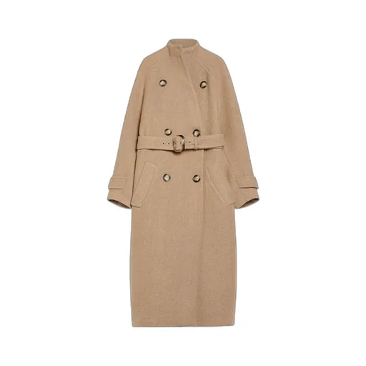 Sportmax Adatti Double-Breasted Belted Coat