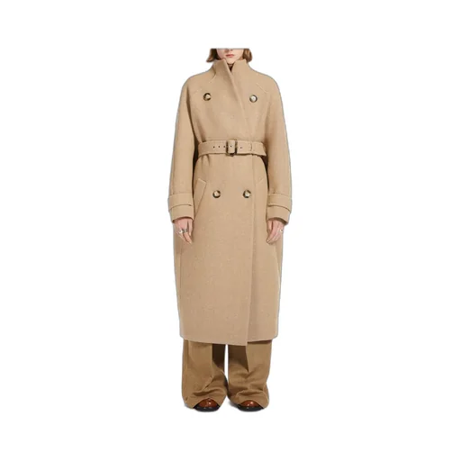 Sportmax Adatti Double-Breasted Belted Coat