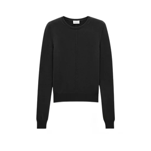 Saint Laurent Openwork Crewneck Jumper