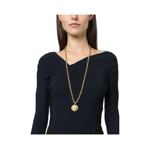 Patou Logo Engraved Necklace