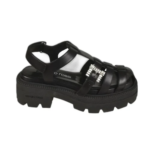 Sergio Rossi Twenty Buckle Slingback Sandles