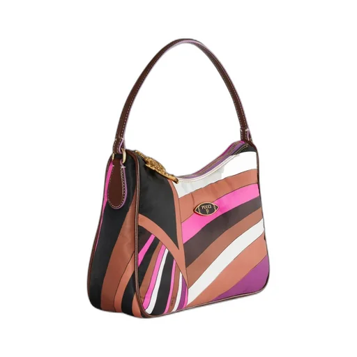 Emilio Pucci Yummy Logo-Plaque Zipped Shoulder Bag