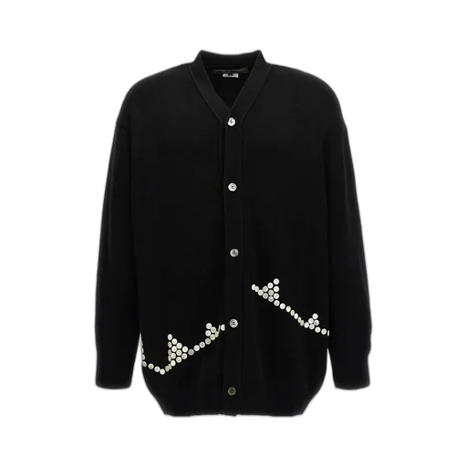 Button-Detail Cardigan